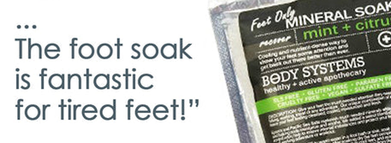 FOOT CARE Body Systems Skincare