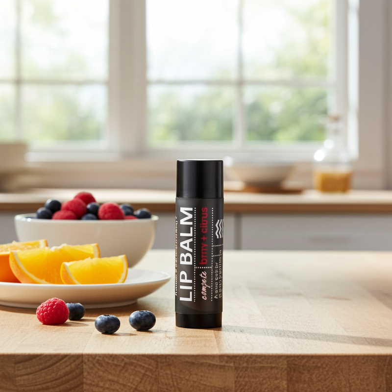 Load image into Gallery viewer, Berry + Citrus Lip Balm, Petroleum Free
