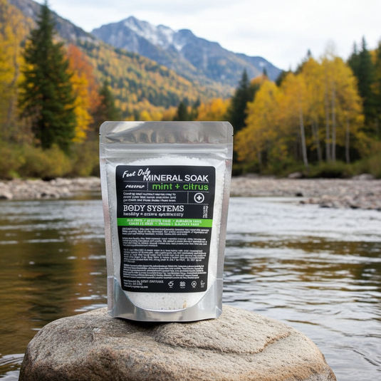Mint + Citrus Foot Mineral Soak