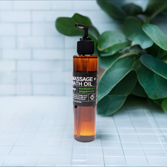 Eucalyptus + Mint Massage/Bath Oil