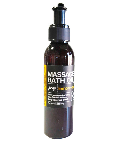 Lemon + Sage +Lavender Massage Bath Oil