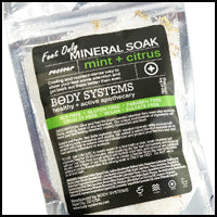 Mint + Citrus Foot Mineral Soak