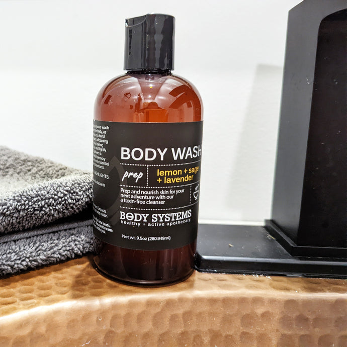 Body Wash Gel, Lemon + Sage